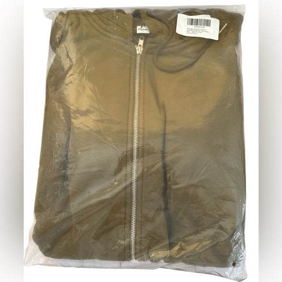 PERFECTSHE Woman Knit Hooded Sweatshirt Jacket Coat Green Large BNWT - Picture 1 of 6